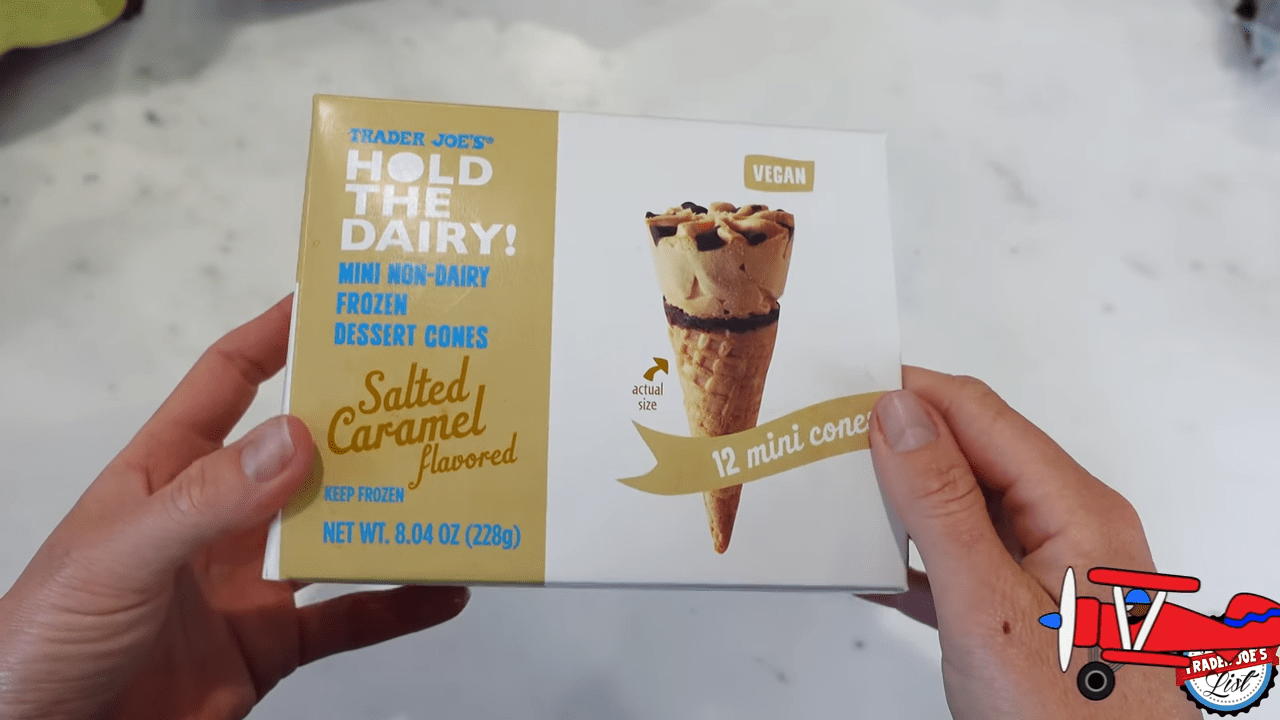 Hold The Dairy! Mini Frozen Dessert Cones Salted Caramel Review