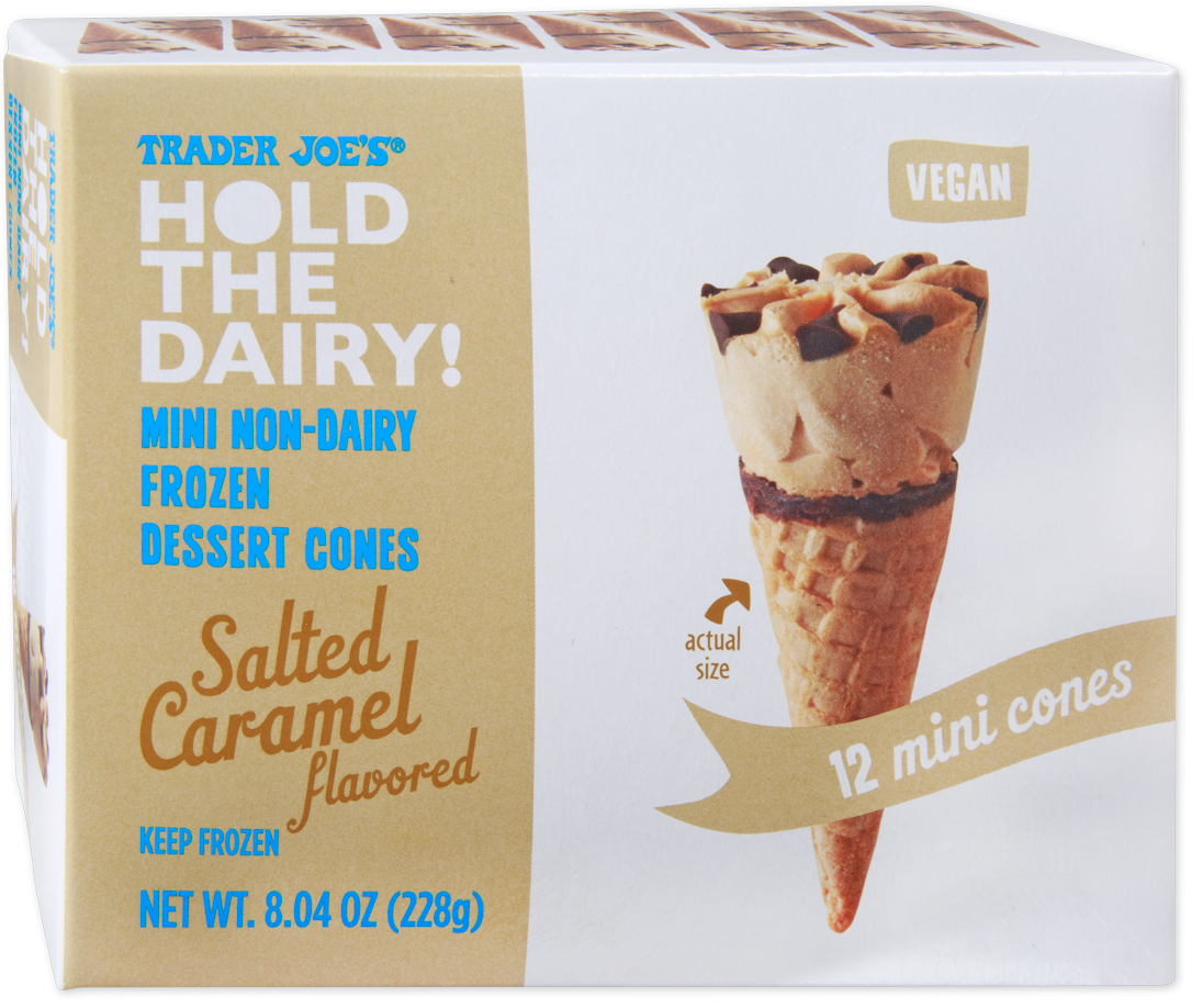 Hold The Dairy! Mini Frozen Dessert Cones Salted Caramel Review