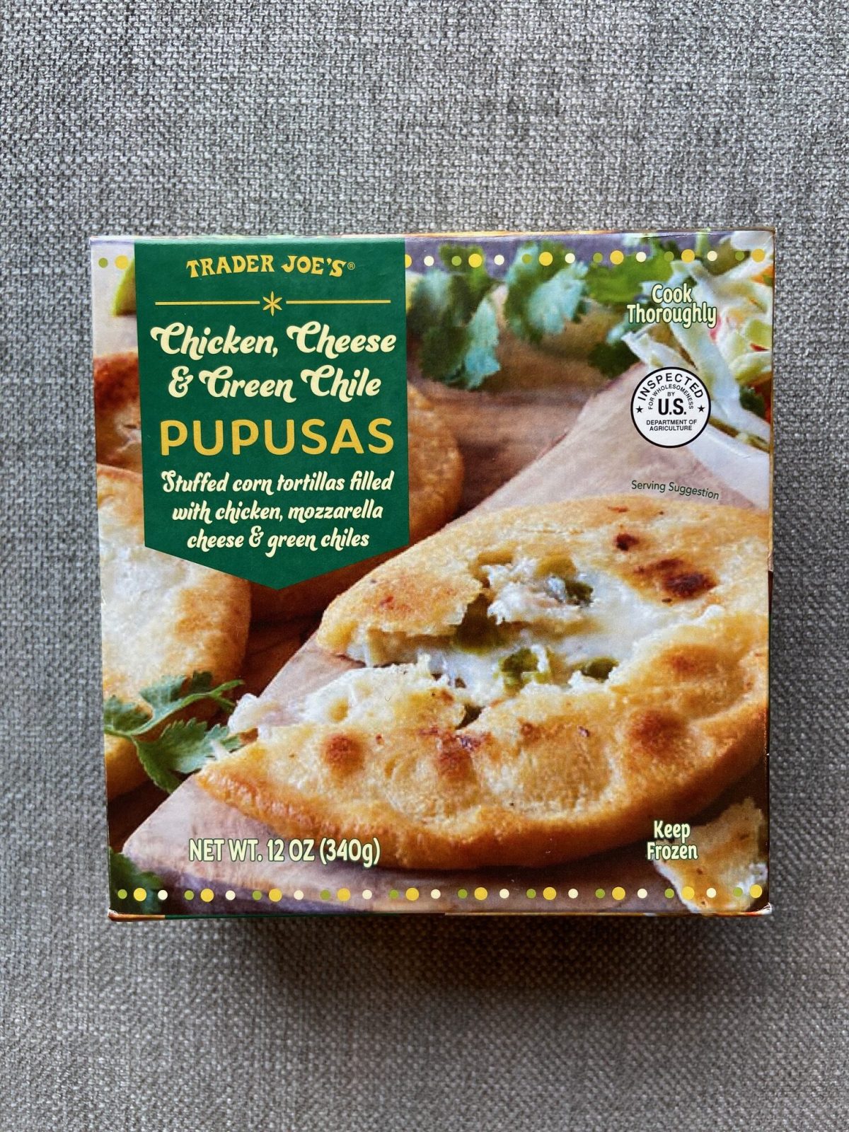 Chicken Cheese  Green Chile Pupusas Review